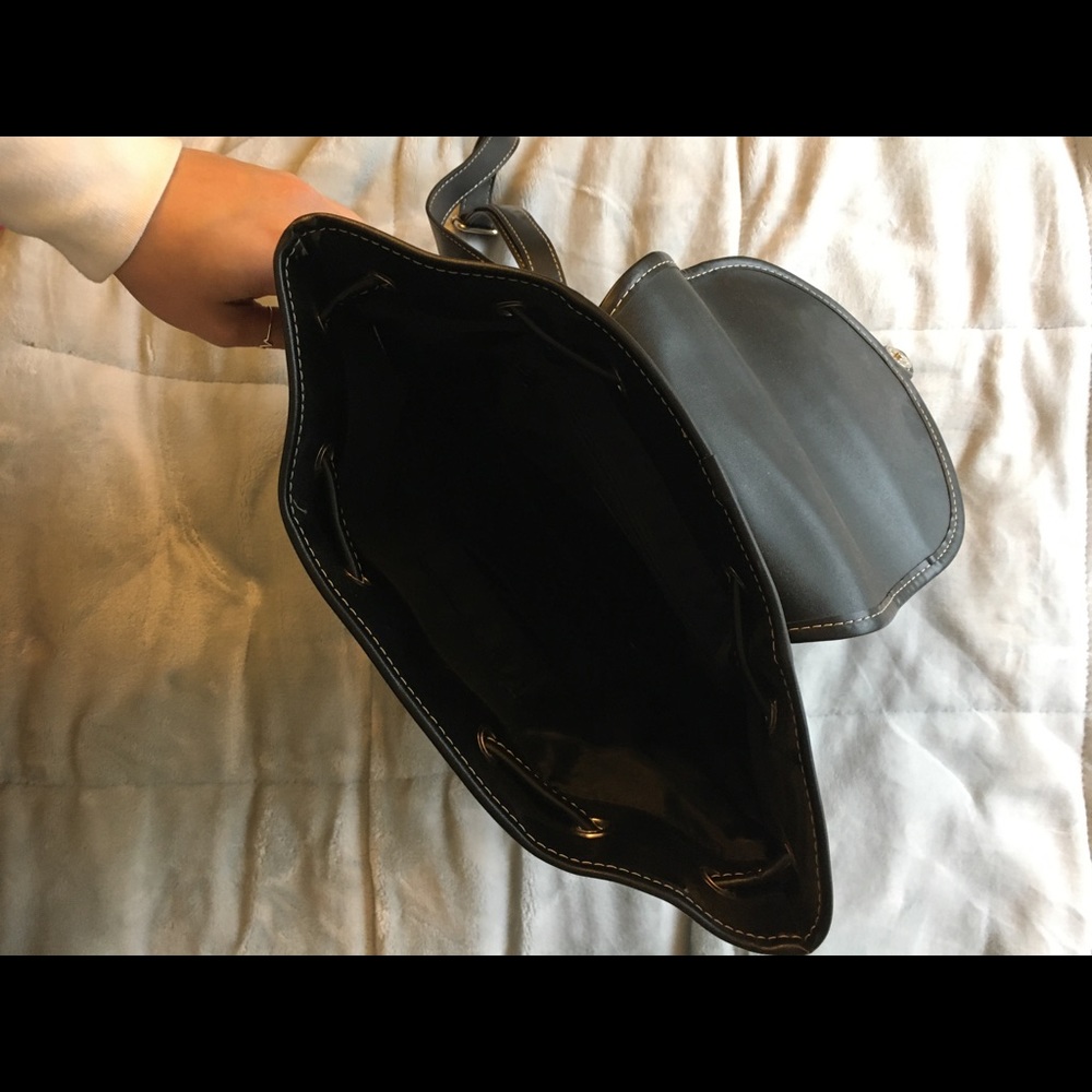 Black Patterned Backpack - Picture 2 of 3